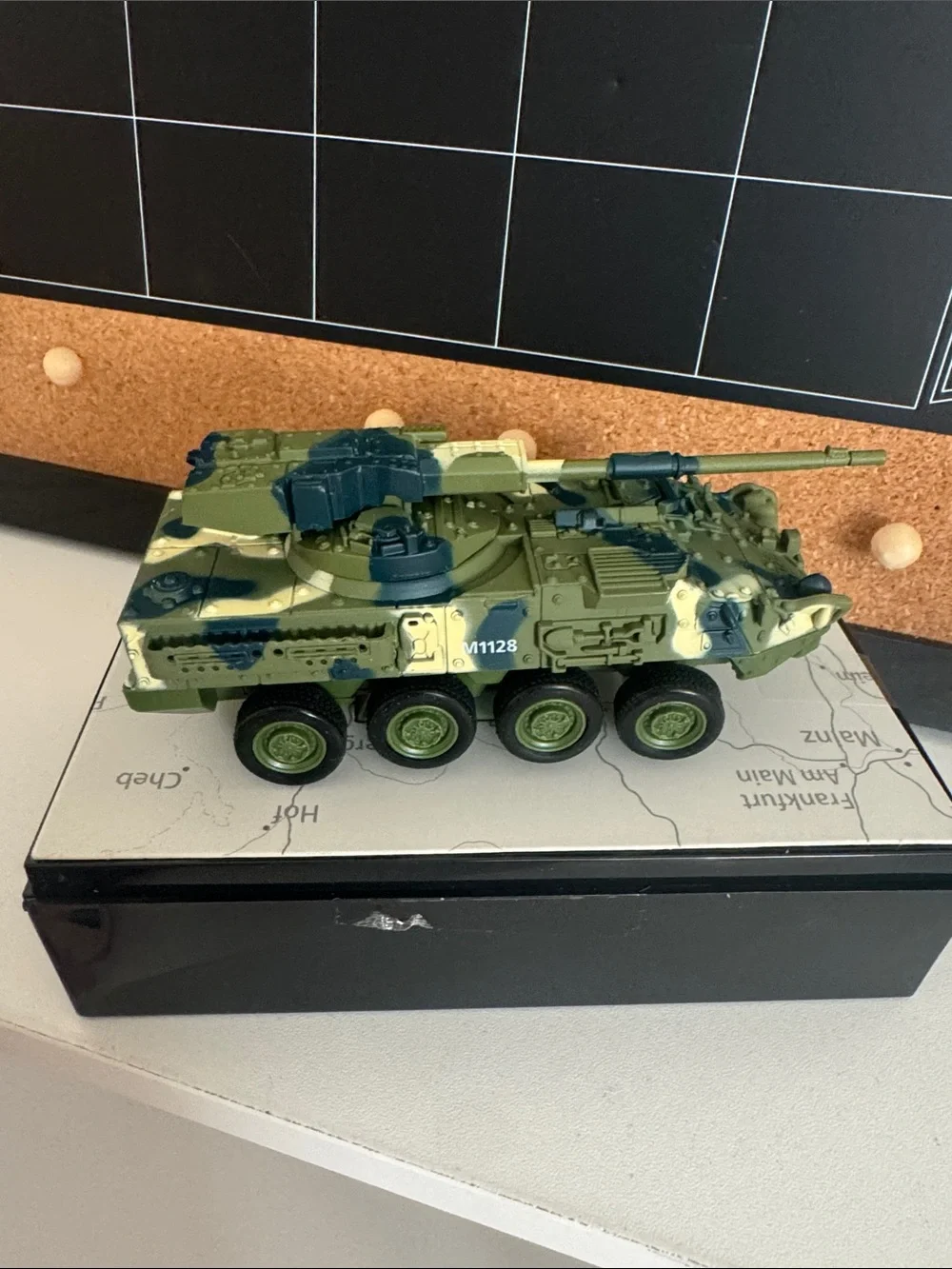 Die-Cast Military Armored Vehicle Toy - Green Camo